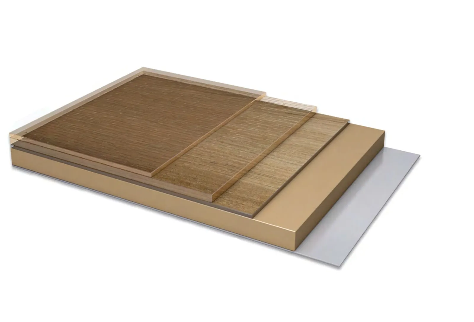 Laminating process diagram
