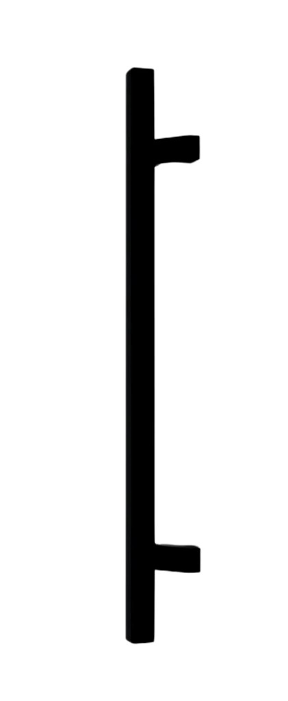 72 inch or 48 inch square black pull bar